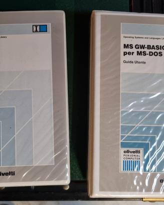 Manuali originali Olivetti M24 e M240