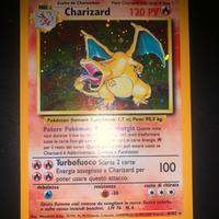 Charizard Set Base 4/102 Holo Rara Carta Pokemon