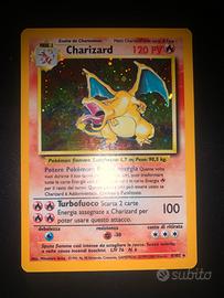 Charizard Set Base 4/102 Holo Rara Carta Pokemon