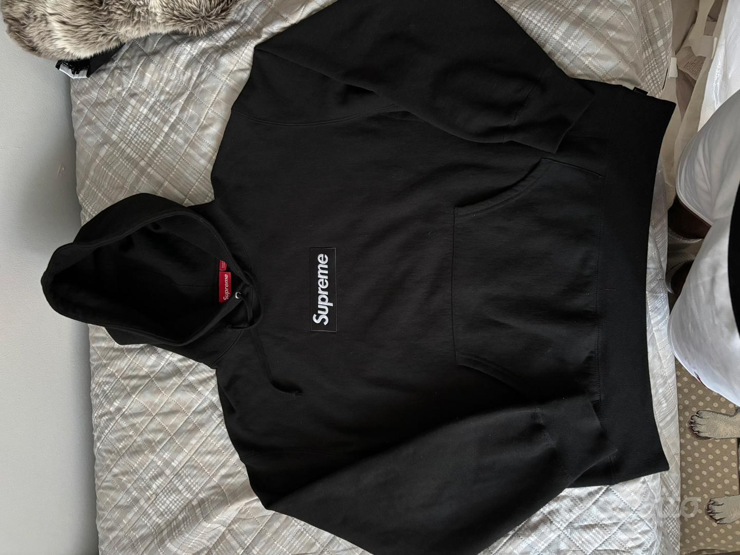 MotionLogo Hooded Sweatshirt Black Large Buy Supreme x Swarovski
