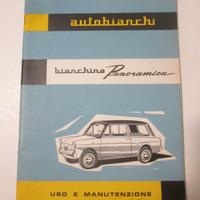 BIANCHINA PANORAMICA Autobianchi USO MANUTENZIONE