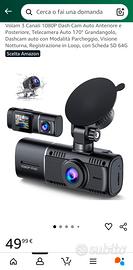 Volam Dash Cam 1080P Anteriore Interna Posteriore