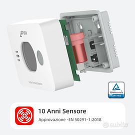 CPVAN Rilevatore Monossido di Carbonio 3 in 1, 10
