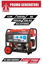 Generatore a benzina IPOWER A5500E