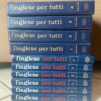 Corso inglese vintage De Agostini libri e cassette