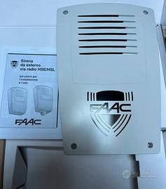 Sirena allarme FAAC HOMESHIELD nuova