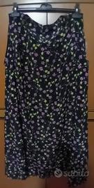 Vestito fantasia con bretelline, taglia forte