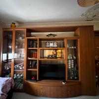 Parete attrezzata legno di ciliegio