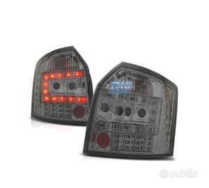 FANALI AUDI A4 B6 AVANT 01-04 LED FONDO CROMATO AF