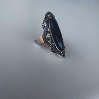 Anello argento tibetano