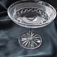 Alzatina in cristallo Vintage porta bon bon