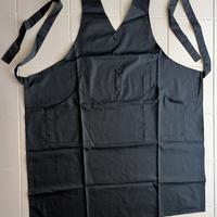 Grembiuli da lavoro nero, due tasche 