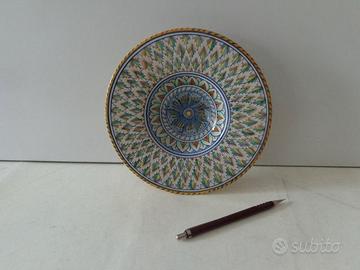 DERUTA Piatto geometrico – dipinto a mano ceramica