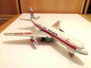 AEREO LATTA a frizione anni '70 TIN PLANE 833 JET