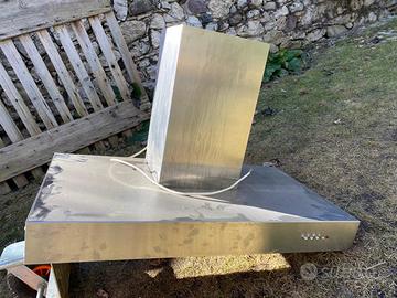 Cappa aspirante da cucina in acciaio inox