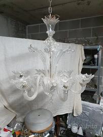 lampadario in vetro di murano 