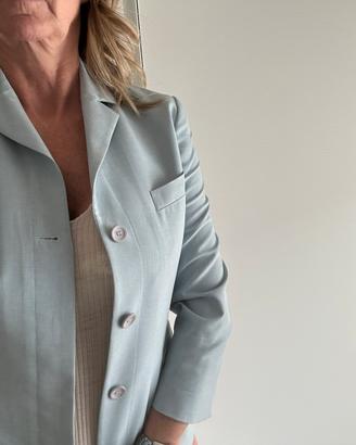 Tailleur azzurro