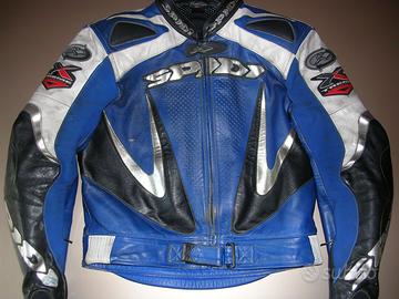 tuta moto giacca pelle spyke