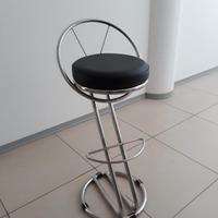 Sgabello elegante nero prestige