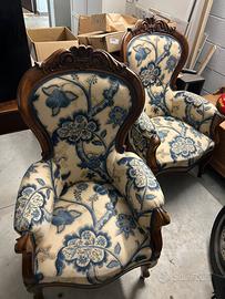 Coppia di poltrone fine 800