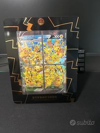Espositore Pikachu Vunion carte pokemon originali