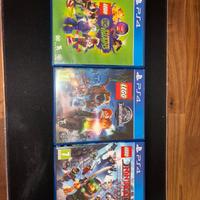 Lotto 3 Giochi LEGO per PS4