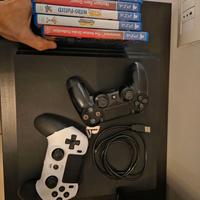 Ps4 pro 1tb + 7 giochi e 2 controller