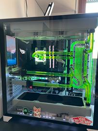 Pc Gaming con asus 3080ti e custom loop