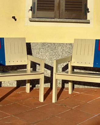 Poltroncine in legno di design anni 80’
