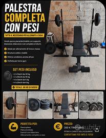 palestra completa + pesi