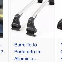 Barre auto Renault captur originali Renault