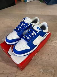 Nike dunk low photon dust / white racer blue