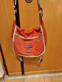 Borsa Napapijri Geographic color arancione 