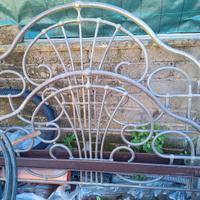 Letto matrimoniale in ottone