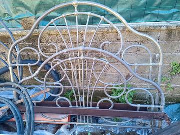 Letto matrimoniale in ottone