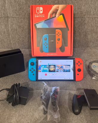 Nintendo Switch Oled come nuova+ The Witcher 3