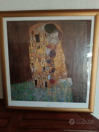 quadro stampa Klimt il bacio 