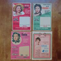 Miss Italia 1955-60 volantini cinema Loren Lollo