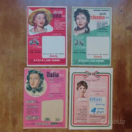 Miss Italia 1955-60 volantini cinema Loren Lollo