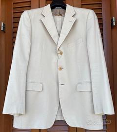 Giacca uomo cotone beige Tg 54 100% Cotone