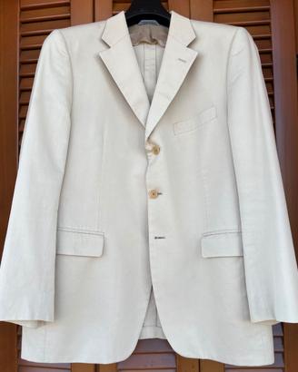 Giacca uomo cotone beige Tg 54 100% Cotone