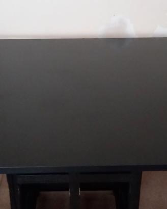 Tavolo quadrato Machintosh Cassina frassino nero