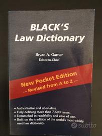 Black's Law Dictionary 1996. in inglese