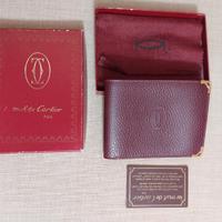 Portafoglio vintage Must de Cartier, pelle