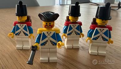 Lotto 9 Minifigure LEGO Pirates Vintage Anni 80/90