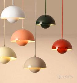 Lampade sospese ( n 2 pezzi colore NERO)