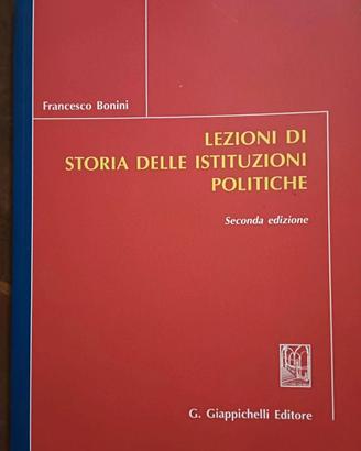 "Lezioni di storia delle istituzioni politiche"