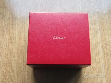 SCATOLA VUOTA+GARANZIA E MAGLIE X OROLOGIO CARTIER