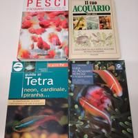 Libri pesci e invertebrati acquario dolce e marino