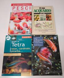 Libri pesci e invertebrati acquario dolce e marino